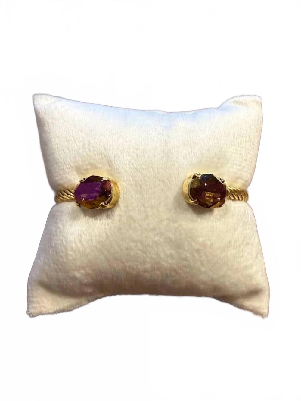 NEW TOVA women's charlotte cuff in topaz glimmer